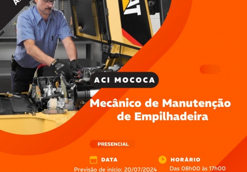 Capacite-se para o Futuro: Curso de Mecânico de Manutenção de Empilhadeira Chega a Mococa